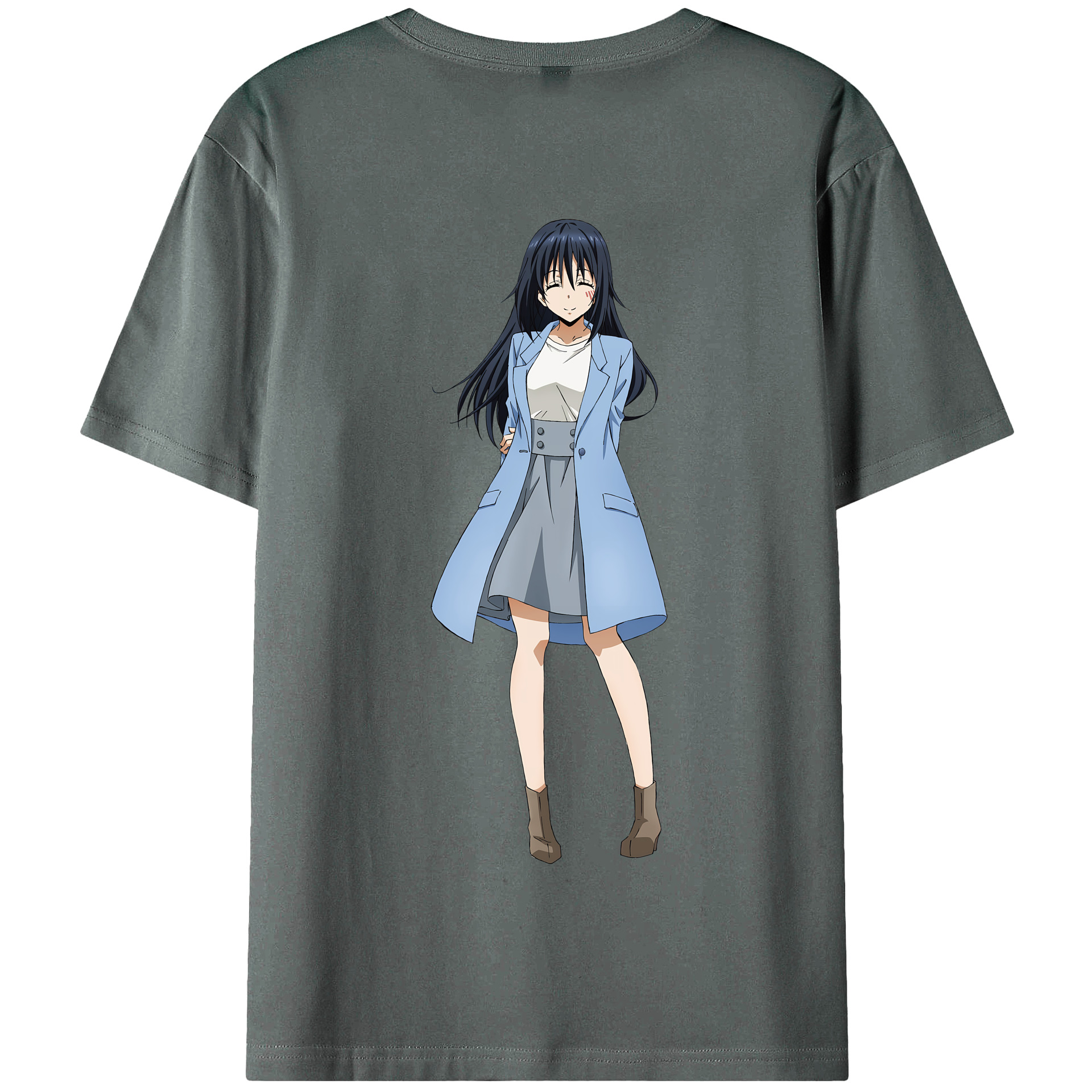 （画像用） 転スラ Regarding Reincarnated to Slime 綿100％半袖Tシャツ（背面プリント）
